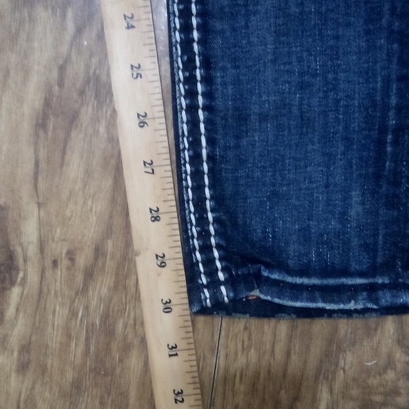 Rock Revival NWT Women's 26 Skinny Charlotte Bejeweled Shimmer Distressed - Picture 14 of 14